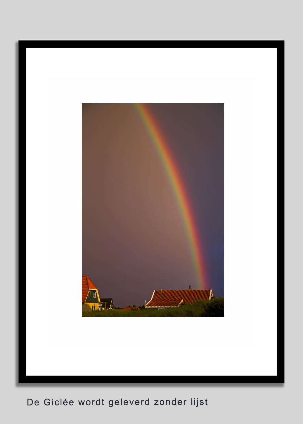 Regenboog boven Vlieland